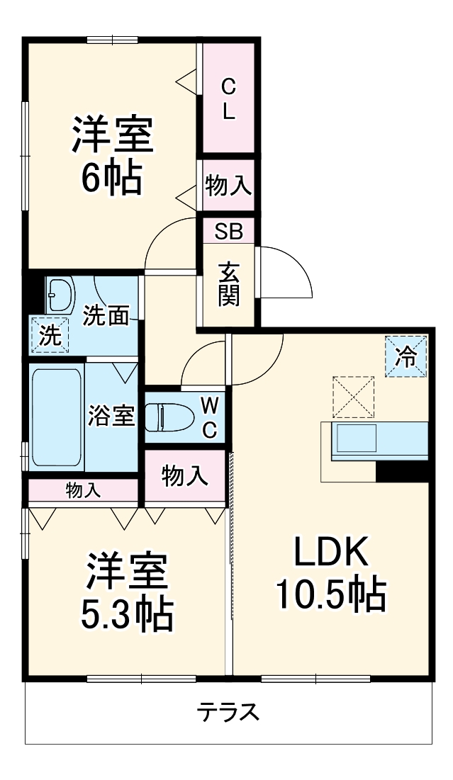 ヴィラ・ルミエールの間取り