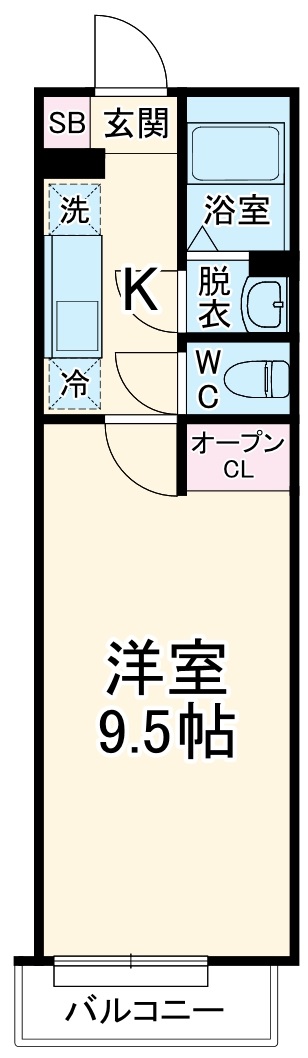 カインドネス所沢青葉台の間取り