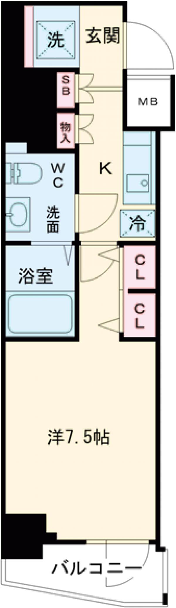 ドゥーエ板橋区役所前の間取り