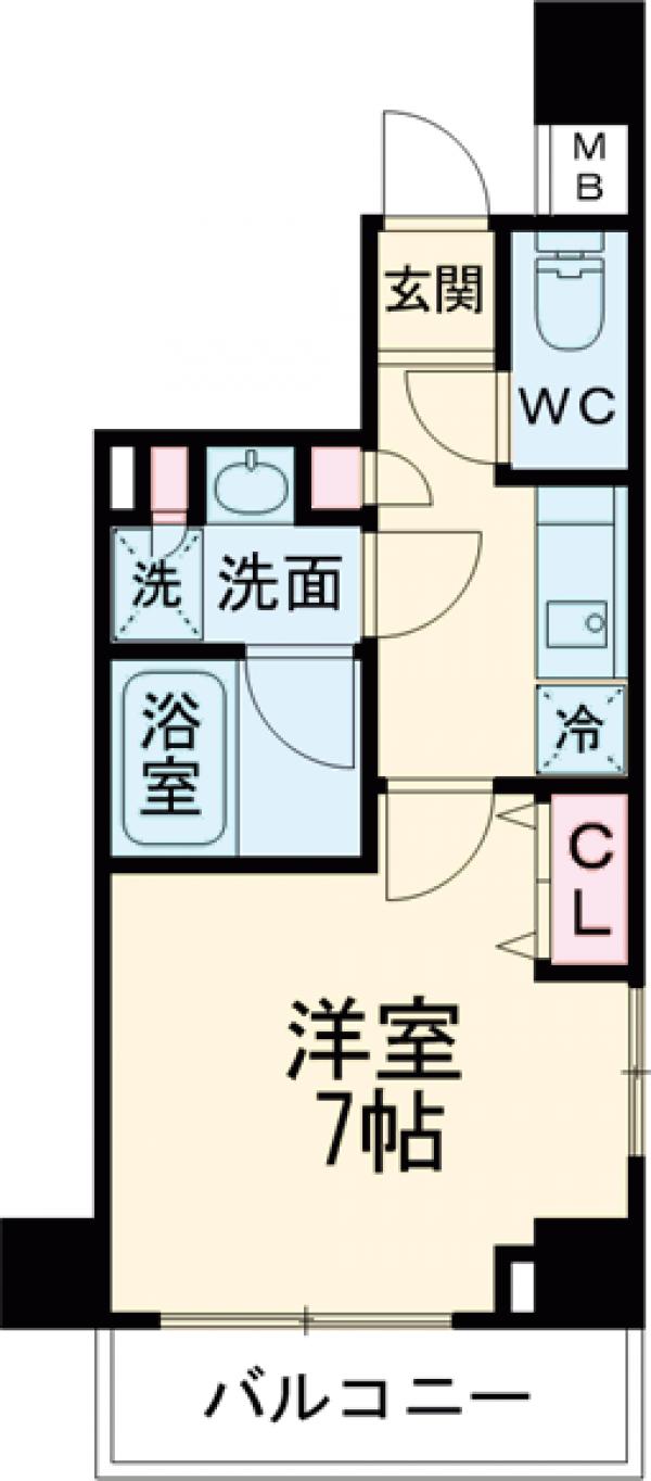LUMEED CUBE 菊川 PREMIUMの間取り