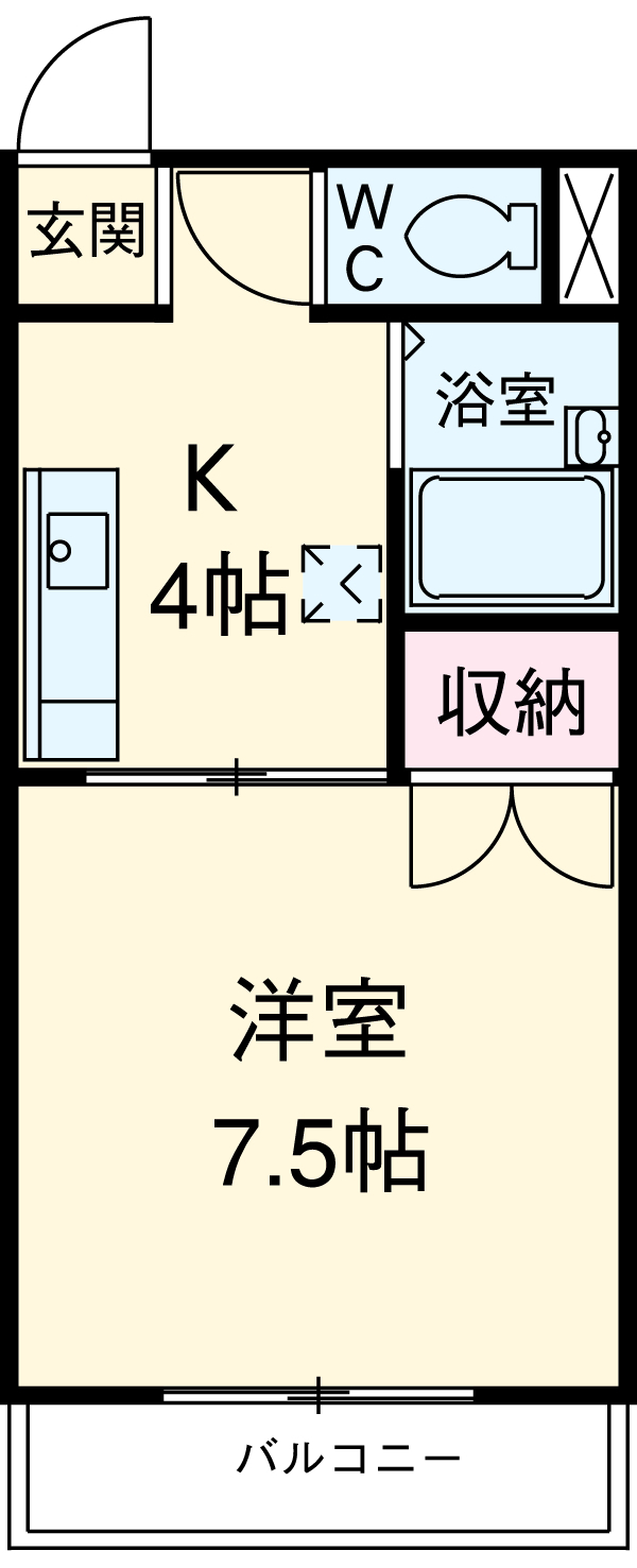 ラハイナハイツⅢの間取り