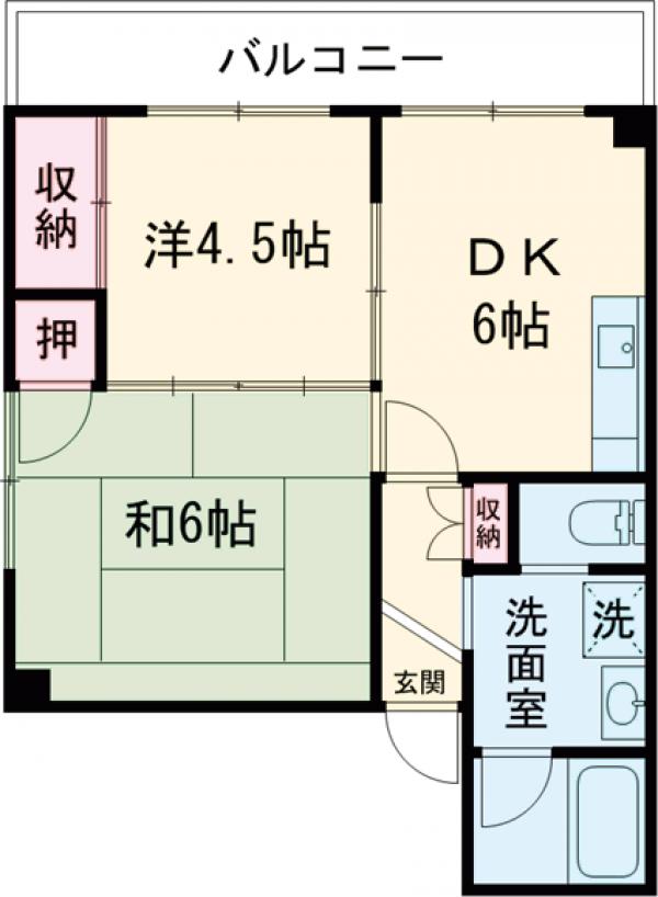 エントピア車折の間取り