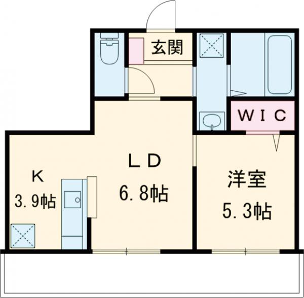 スレイベル井の頭の間取り