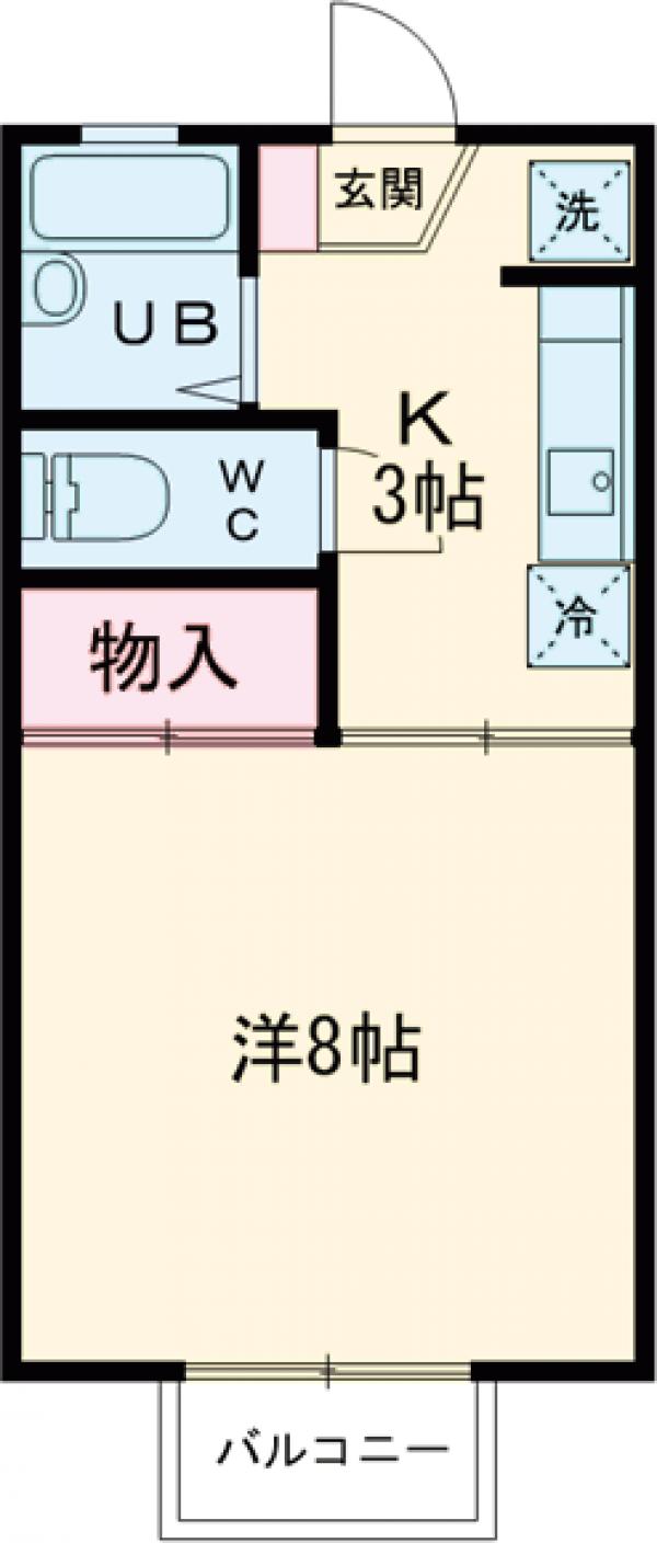 ライトハウス Ⅰの間取り