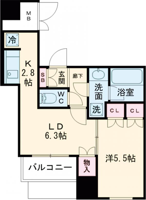 ウエストパークタワー池袋の間取り