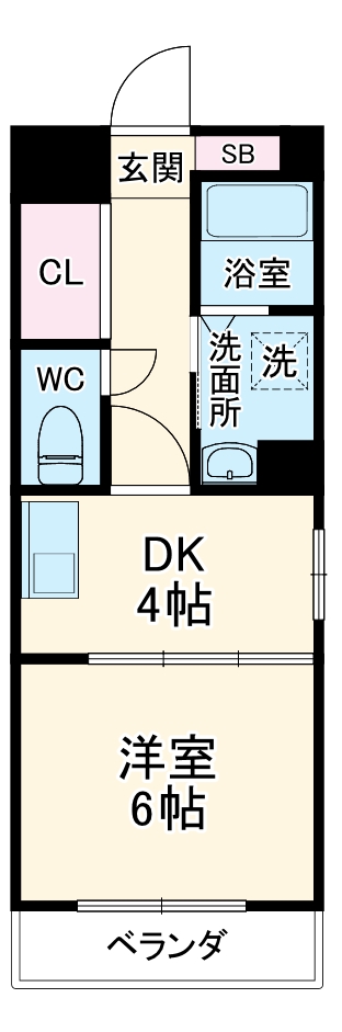 エミールHIROの間取り