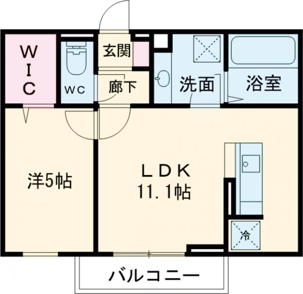 Sereno MORIYA Ⅱの間取り