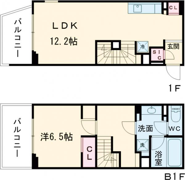 コンフォリア上目黒の間取り