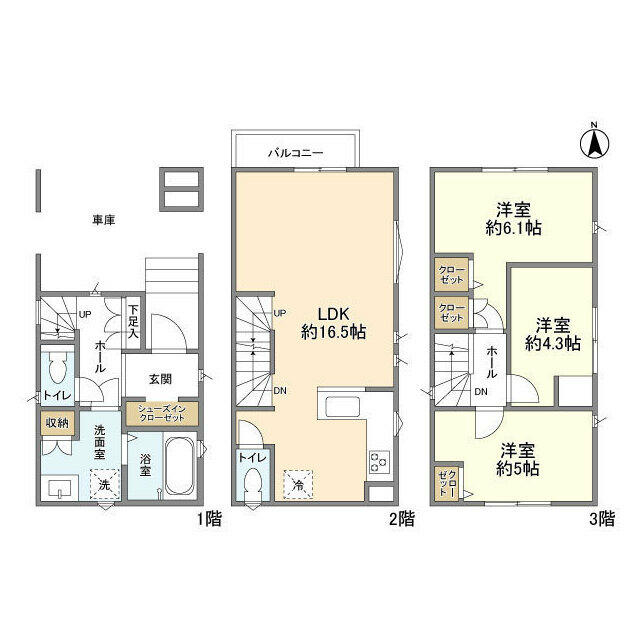 Kolet南鳩ヶ谷#18の間取り