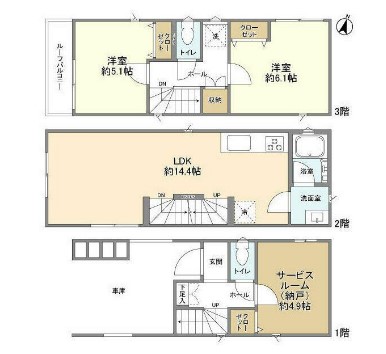 Kolet浜川崎#06の間取り