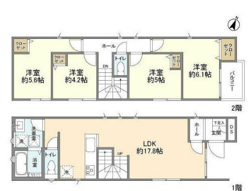 Kolet岩槻仲町の間取り