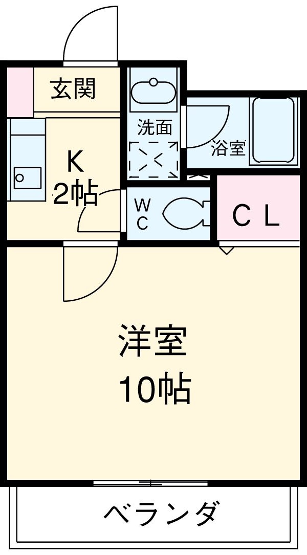 Cherry suiteの間取り