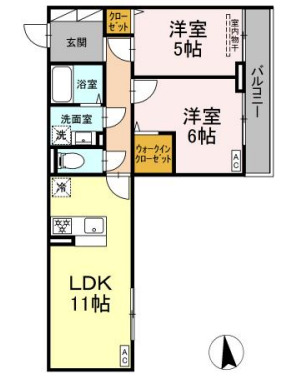 グラナーデ東葛西の間取り