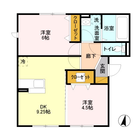 レジデンスⅢの間取り