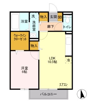 ヴィルヌーブの間取り