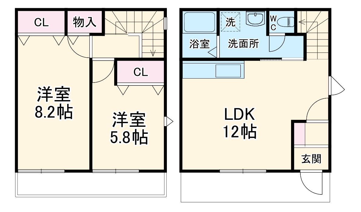 YAD亀甲山の間取り