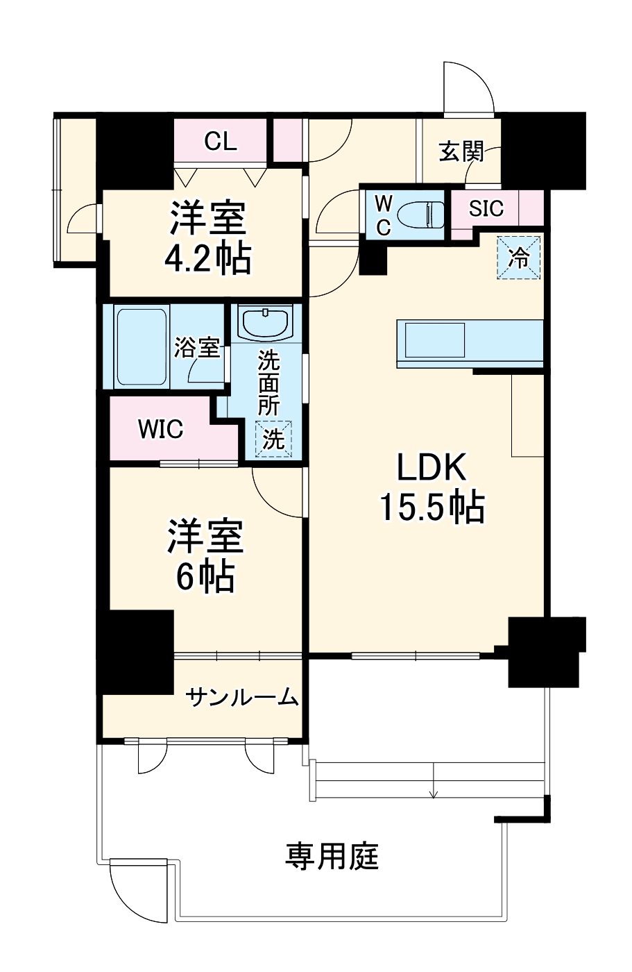 LA MAISON DU RAISINの間取り