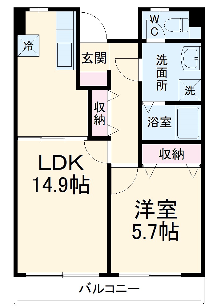 ピースフルプレイスの間取り