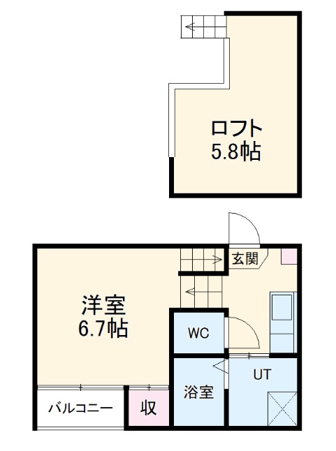 MAISON LA LUMIEREの間取り