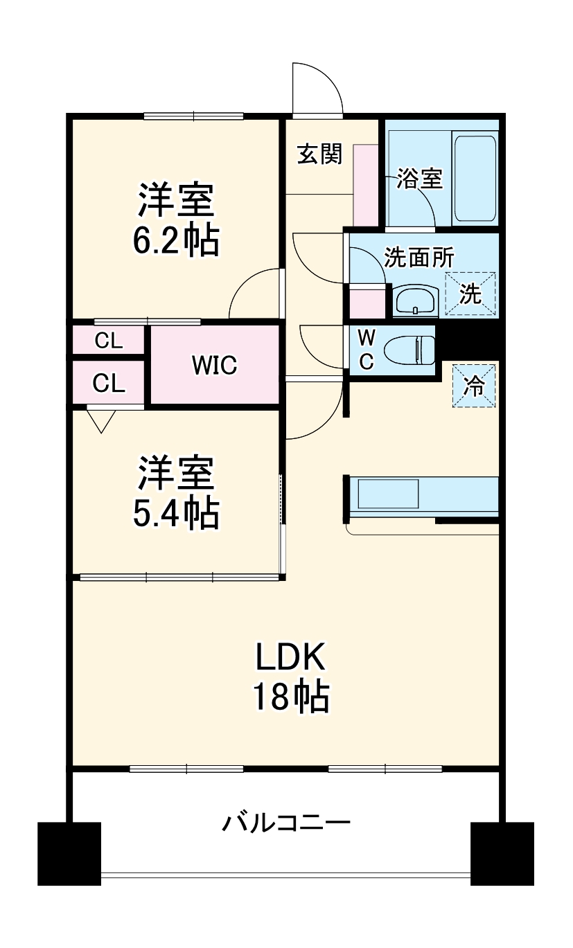 ソシア楠乃木藤が丘の間取り