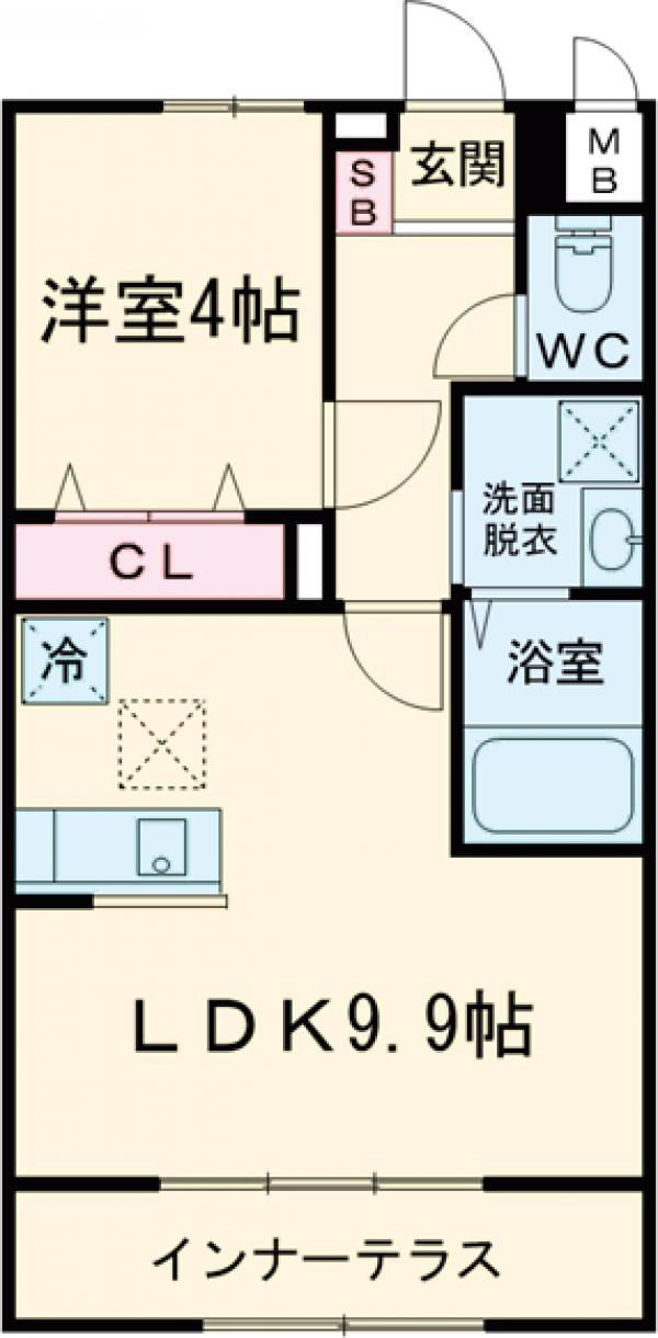 グリーンコートつくば A棟の間取り