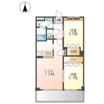 ウッドヴィレッジⅡの間取り