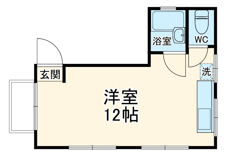 セゾン千代田の間取り