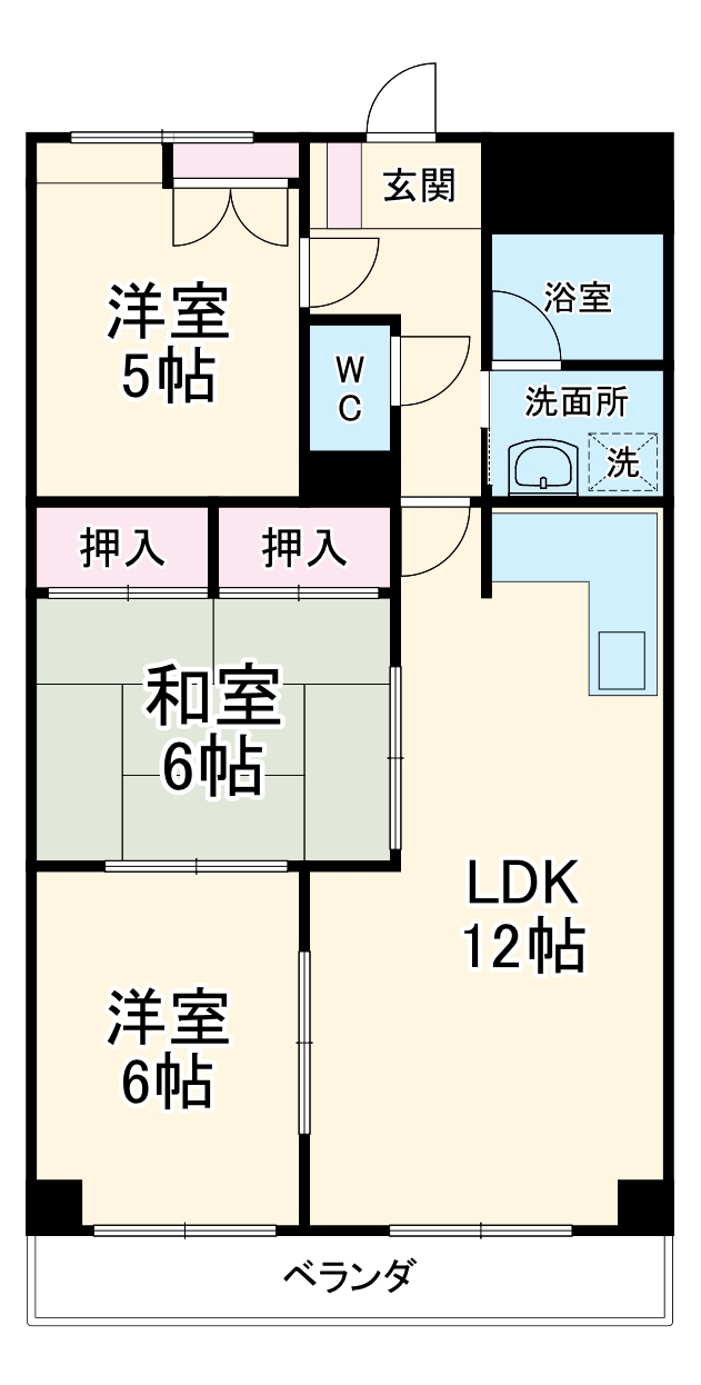 THE T.O.Mの間取り