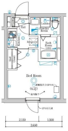 ラフィスタ蓮根の間取り