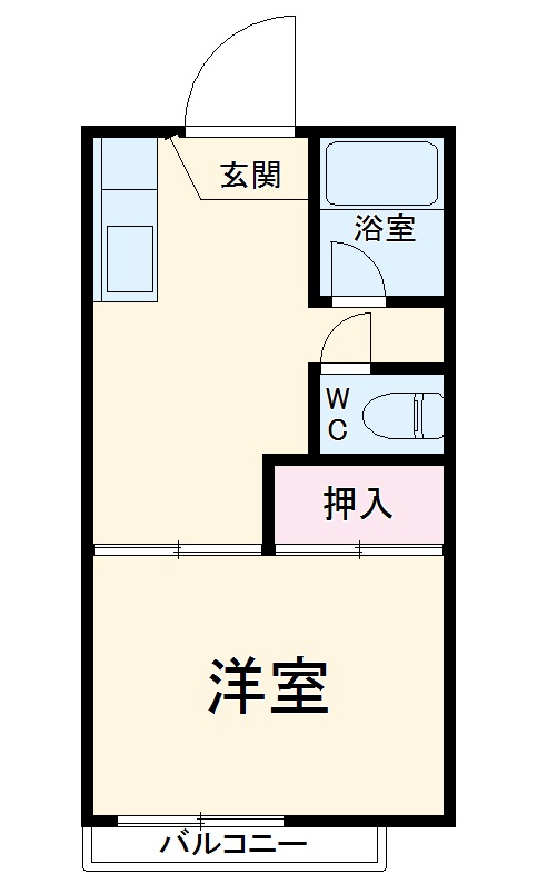 東峰ハイツの間取り