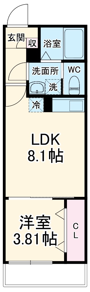 アブニールブリアン上本郷の間取り