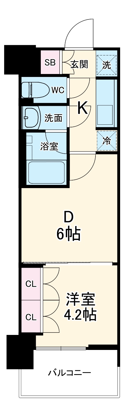 パークアクシス市川の間取り