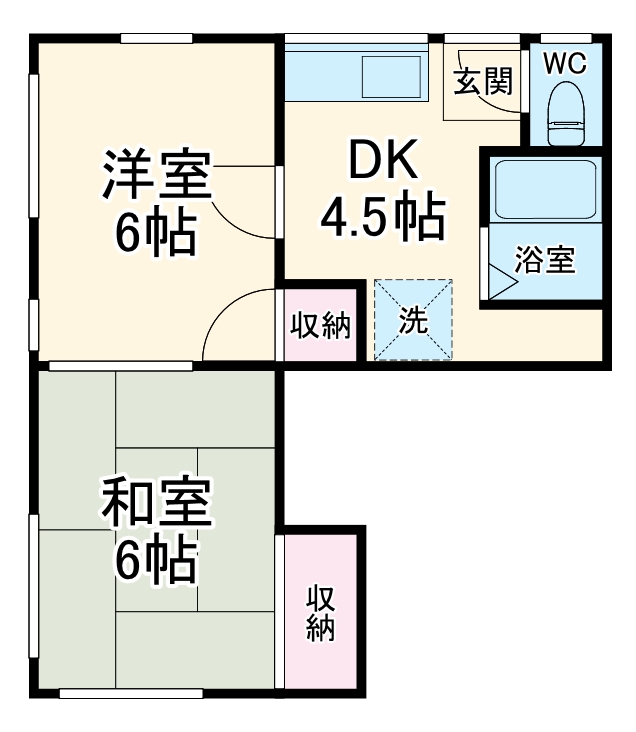 コーポ東和の間取り