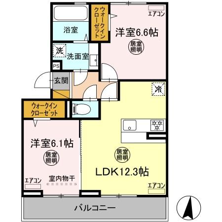 KOCHIA N・S N棟の間取り