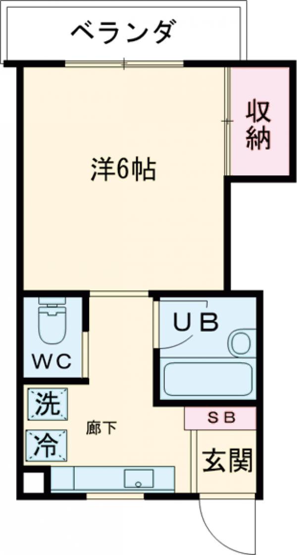 小島ハイツ2号の間取り