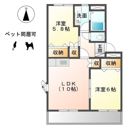 グランディアⅠの間取り