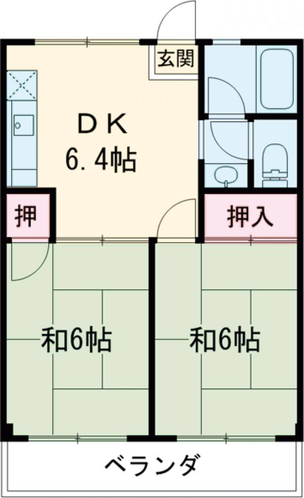 サニーハイツ竹ノ塚の間取り