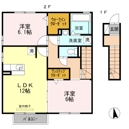 ラベンダー ユーの間取り