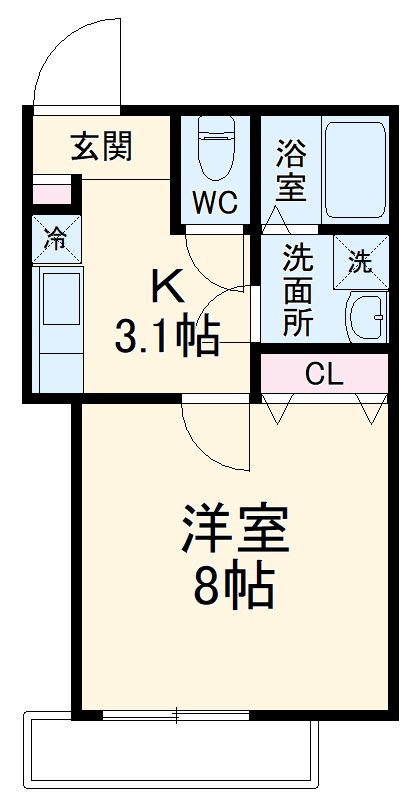 クレシア北松戸の間取り