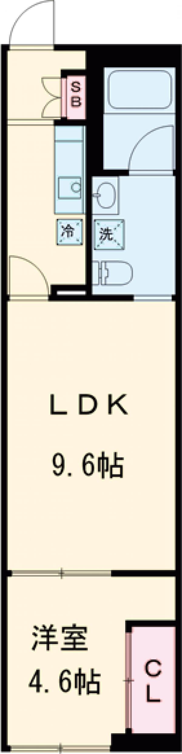 AZ Smart 目白御留山・103号室の間取り