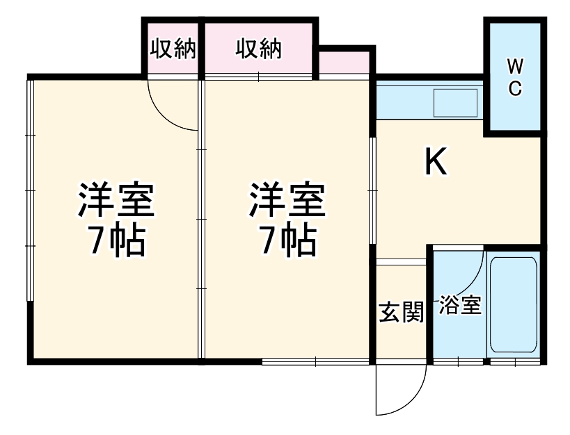 大塚荘3丁目の間取り