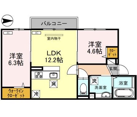 アニエスの間取り