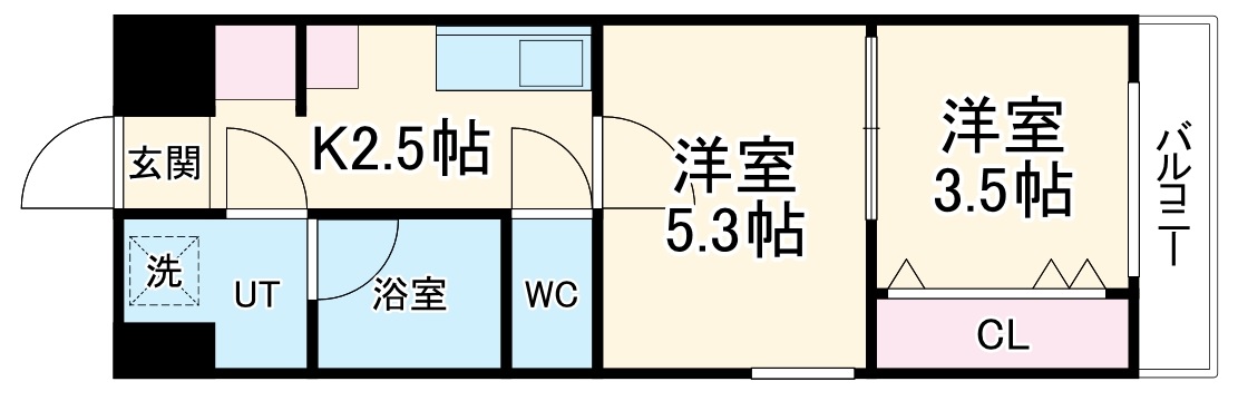 ハイムラポールPartXの間取り