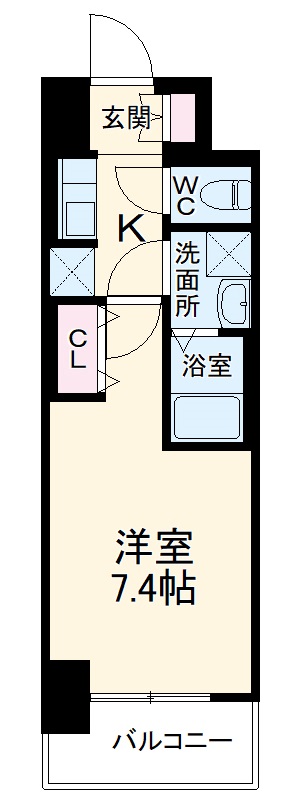 S-RESIDENCE浄心の間取り