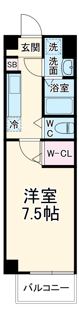 松波ヒルズの間取り