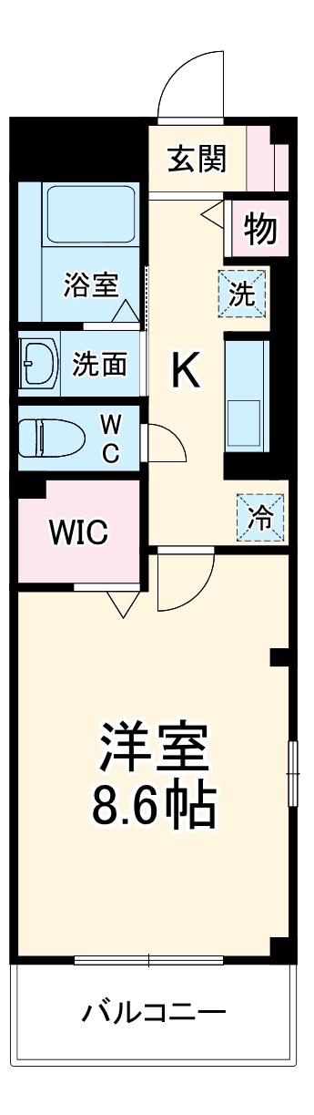 ラフィネおおたかの森の間取り