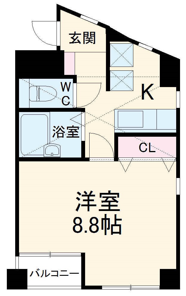 セナリオフォルム柏の間取り