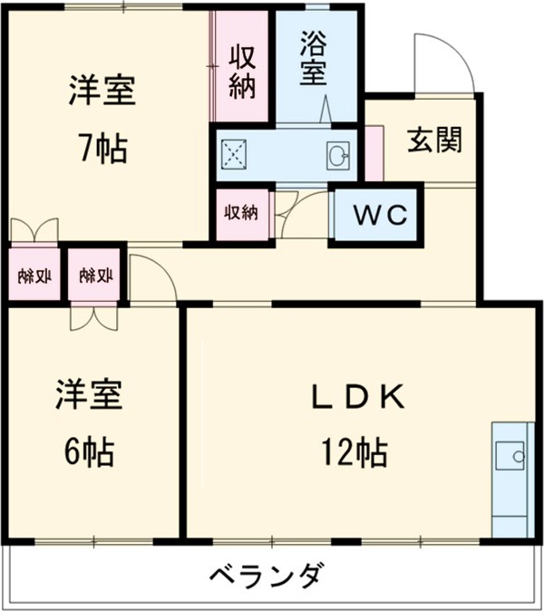 アルカディアの間取り