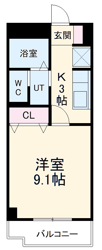トミヨシロンハイツの間取り