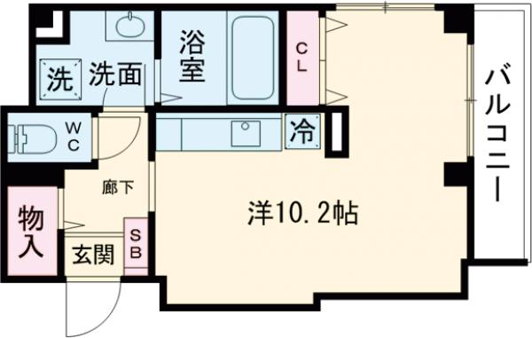 ハピネス ミノリの間取り